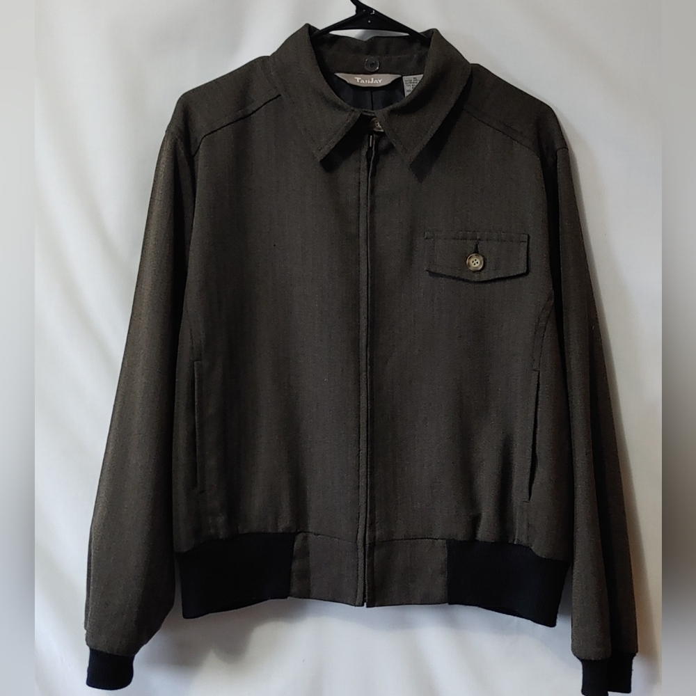 Tanjay Bomber Style Utility Jacket  Size Med